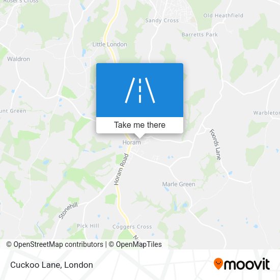 Cuckoo Lane map