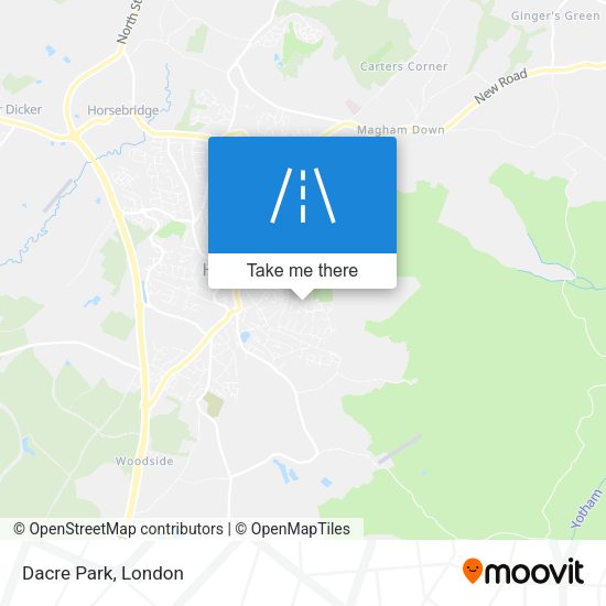 Dacre Park map