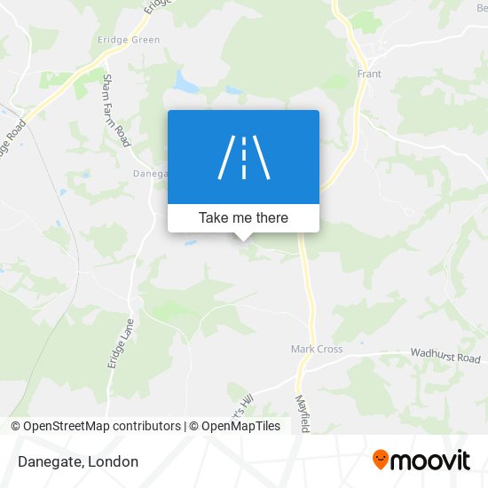 Danegate map