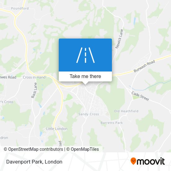 Davenport Park map