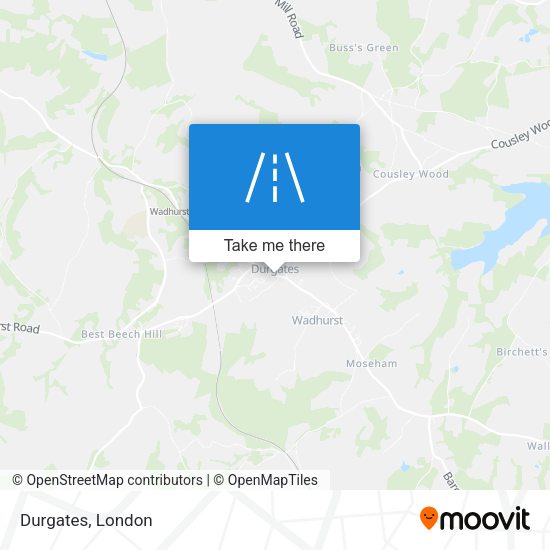 Durgates map