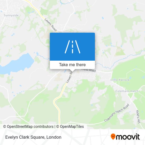 Evelyn Clark Square map