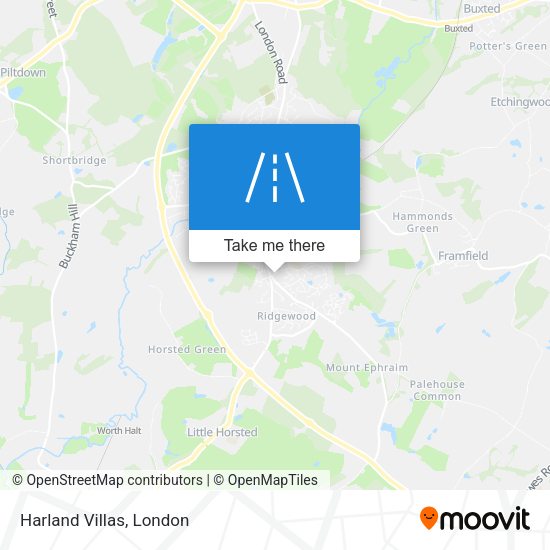Harland Villas map