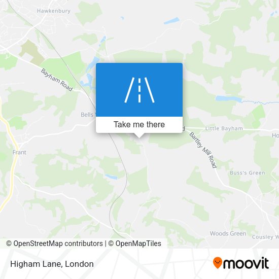 Higham Lane map