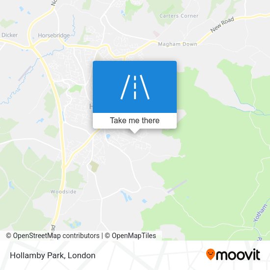 Hollamby Park map