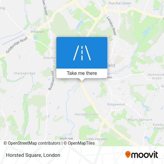 Horsted Square map