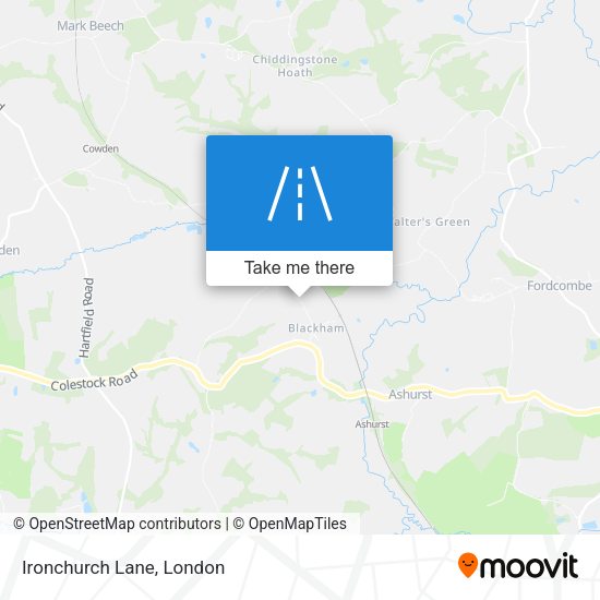 Ironchurch Lane map