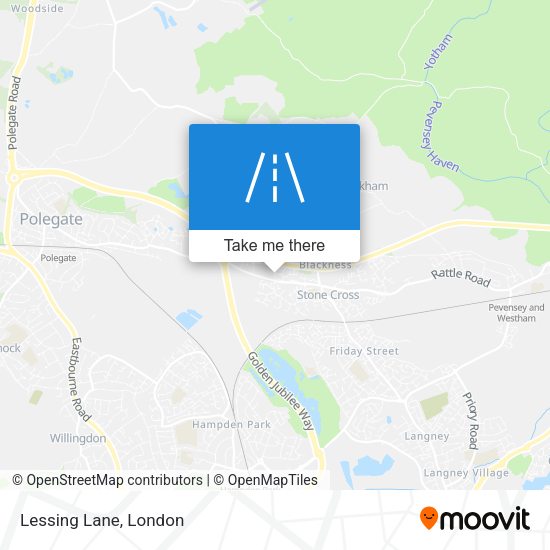 Lessing Lane map