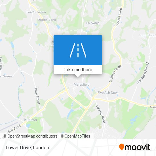 Lower Drive map