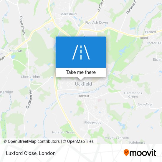 Luxford Close map