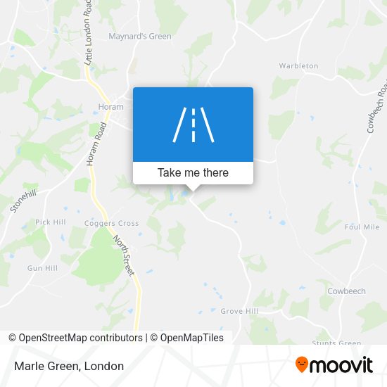 Marle Green map