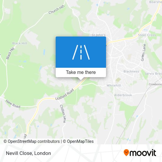 Nevill Close map