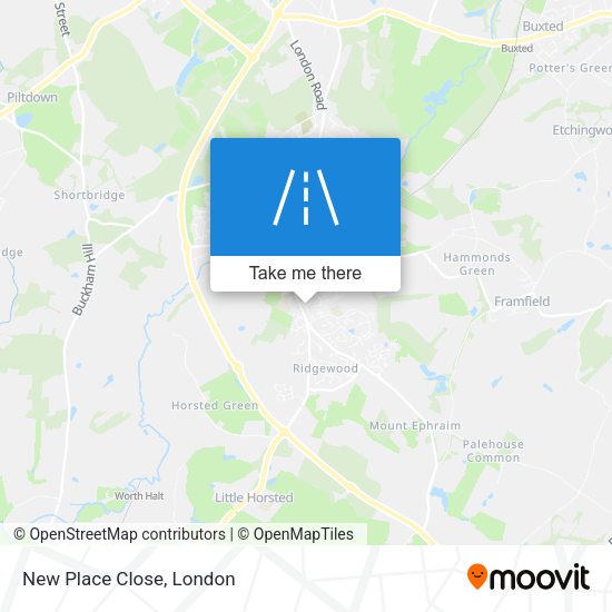 New Place Close map