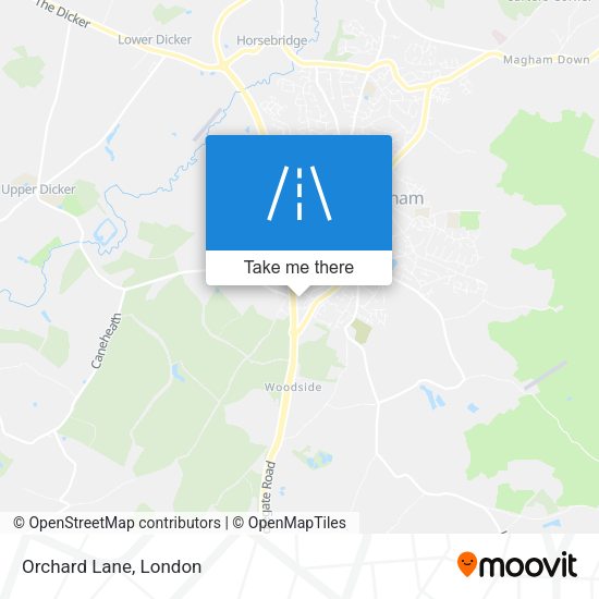 Orchard Lane map