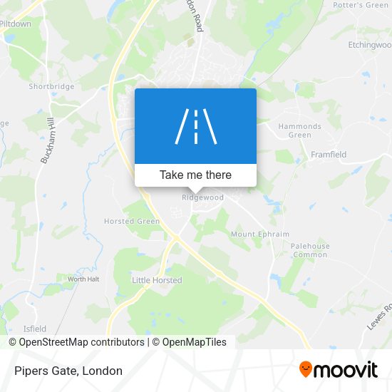 Pipers Gate map