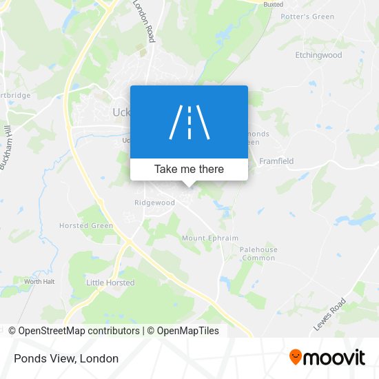 Ponds View map