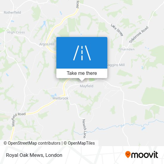 Royal Oak Mews map