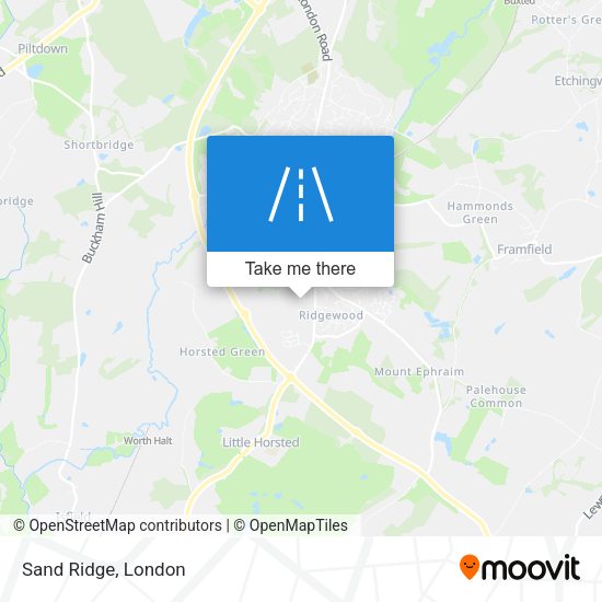 Sand Ridge map