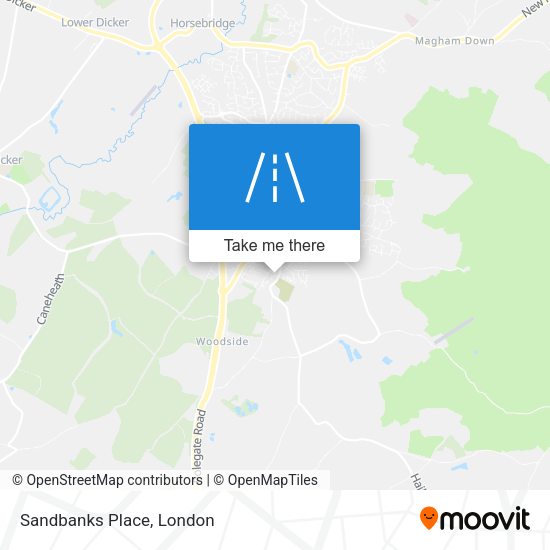 Sandbanks Place map