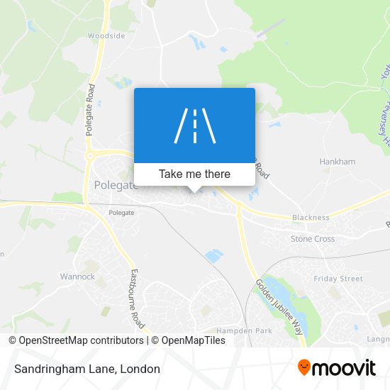 Sandringham Lane map