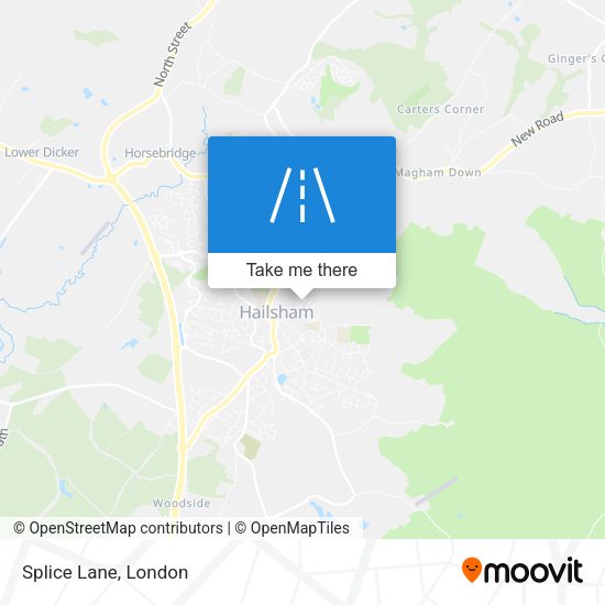 Splice Lane map