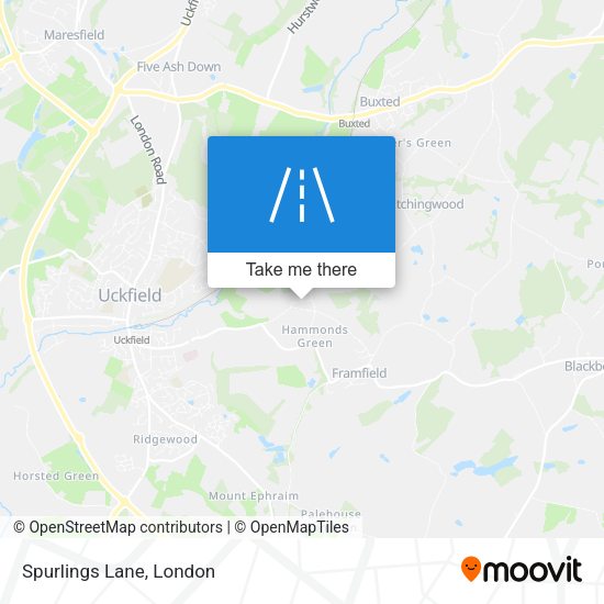 Spurlings Lane map