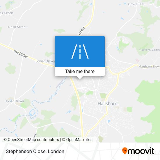 Stephenson Close map