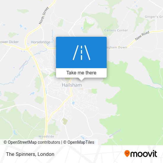 The Spinners map