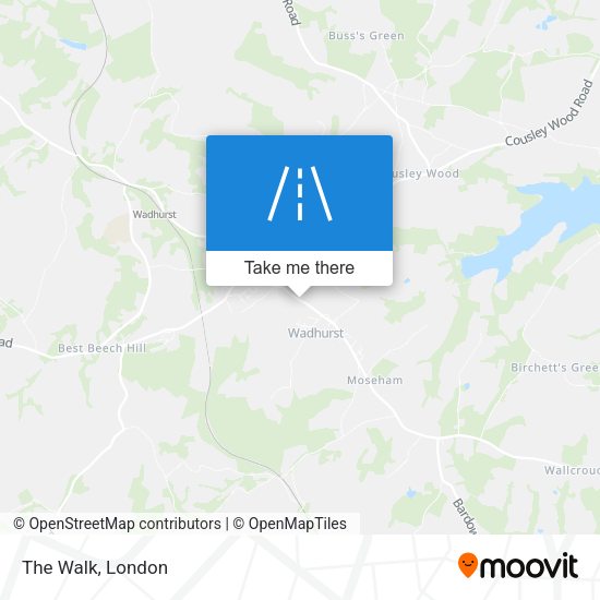 The Walk map