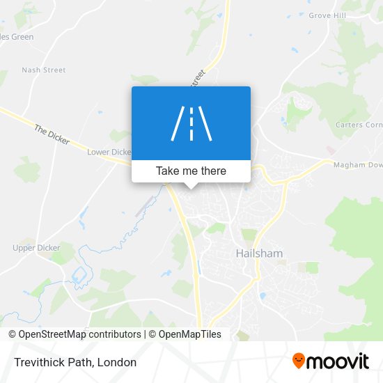 Trevithick Path map