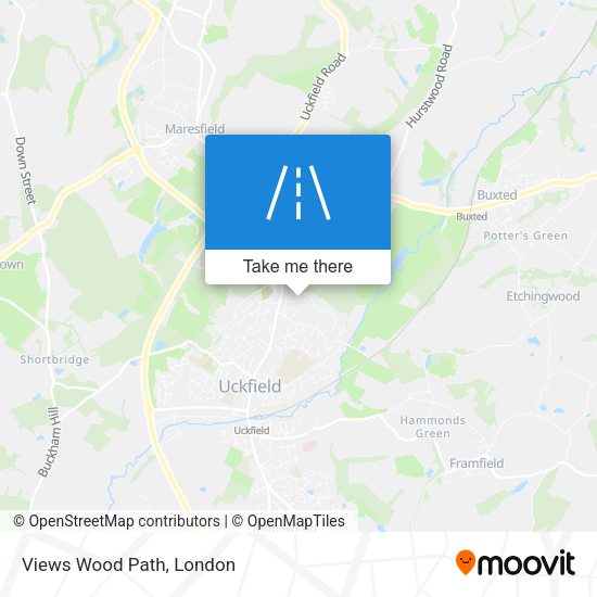 Views Wood Path map