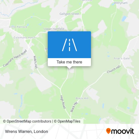 Wrens Warren map