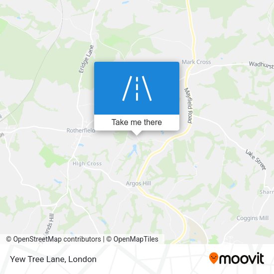 Yew Tree Lane map
