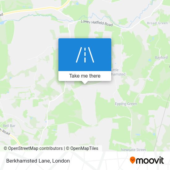 Berkhamsted Lane map
