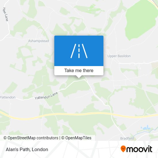 Alan's Path map