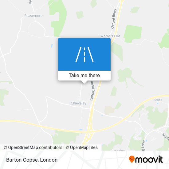 Barton Copse map