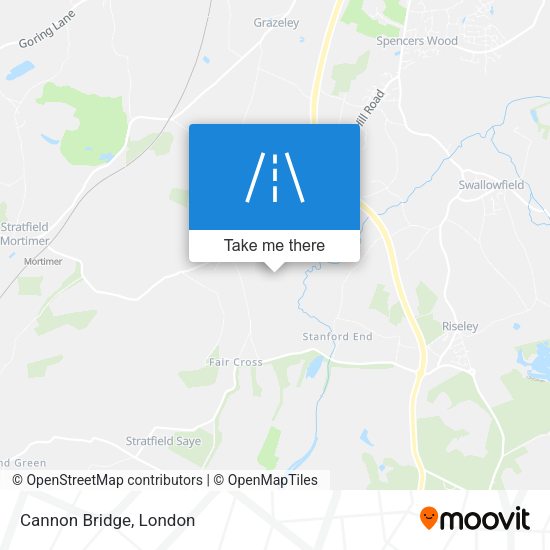 Cannon Bridge map