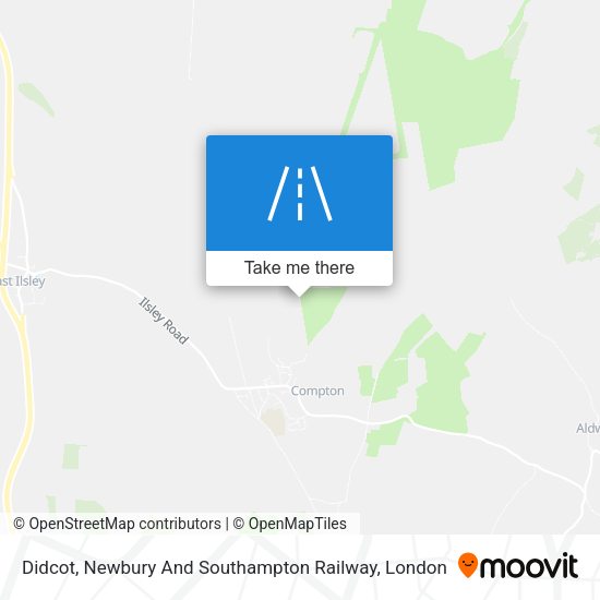 Didcot, Newbury And Southampton Railway map