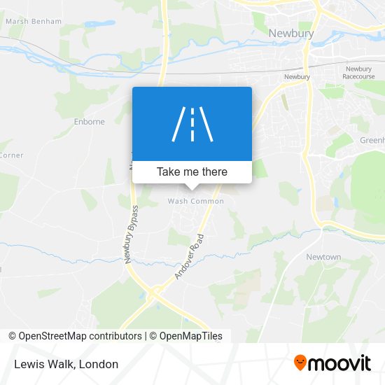 Lewis Walk map
