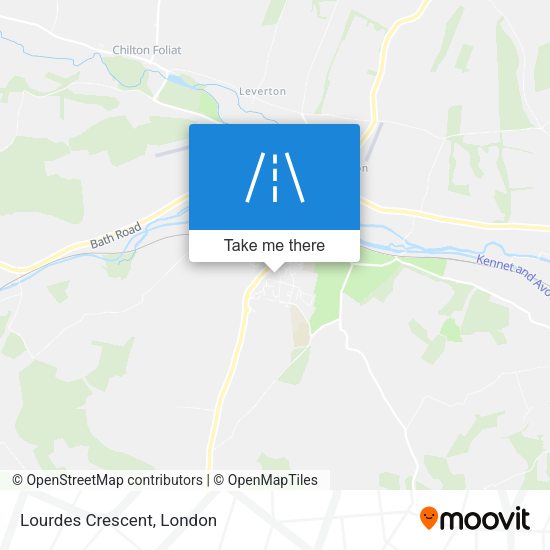 Lourdes Crescent map