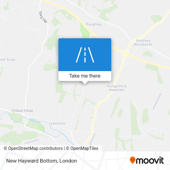 New Hayward Bottom map