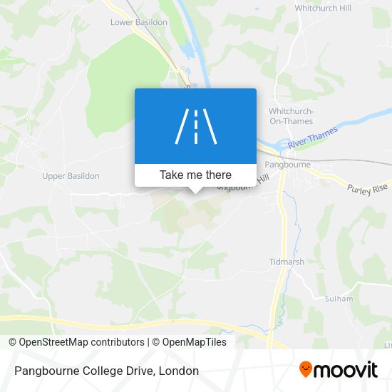 Pangbourne College Drive map