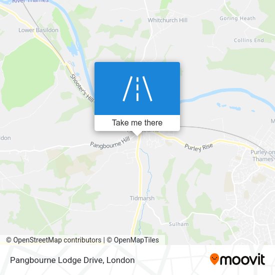 Pangbourne Lodge Drive map