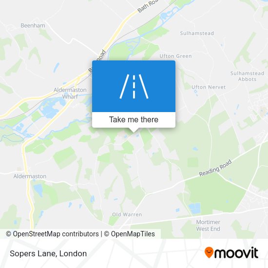 Sopers Lane map