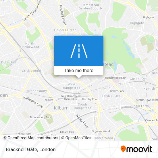 Bracknell Gate map