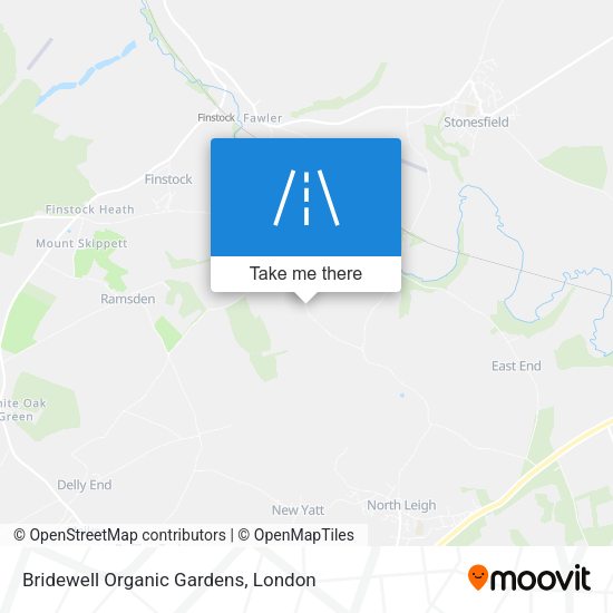 Bridewell Organic Gardens map
