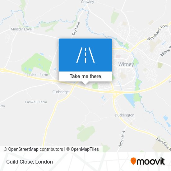 Guild Close map