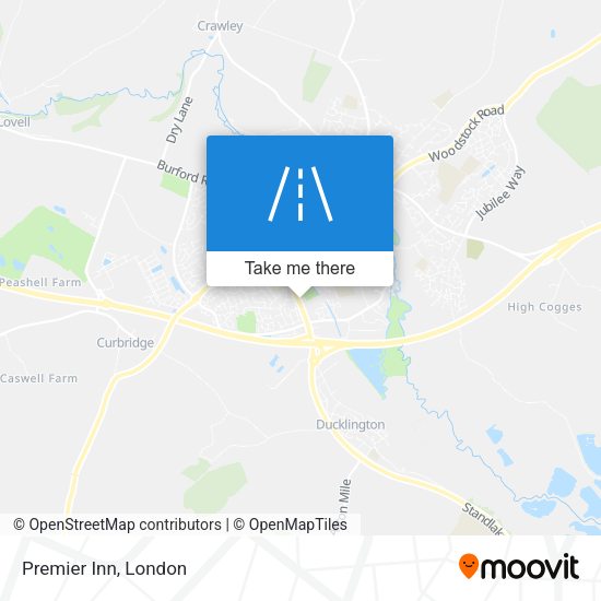 Premier Inn map