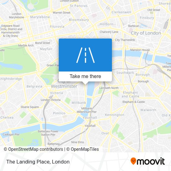 The Landing Place map