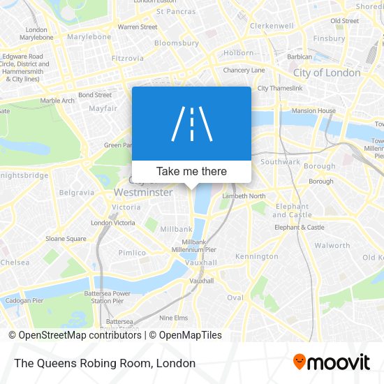 The Queens Robing Room map